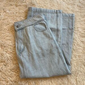 Light Blue Denim Skirt